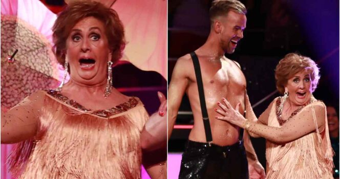 Trude Drevland i Skal vi danse 2017.