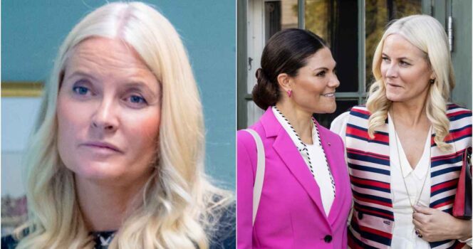 Kronprinsesse Mette-Marit og kronprinsesse Victoria.