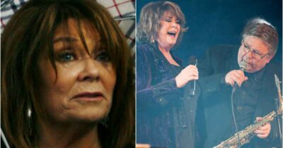 Wenche Myhre og broren Reidar.