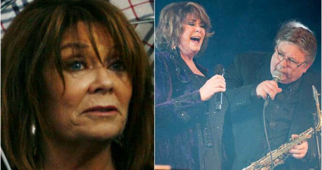 Wenche Myhre og broren Reidar.