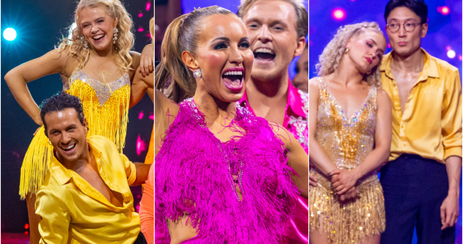 Tale Torjussen, Carina Dahl og Danby Choi ligger best an i Skal vi danse.