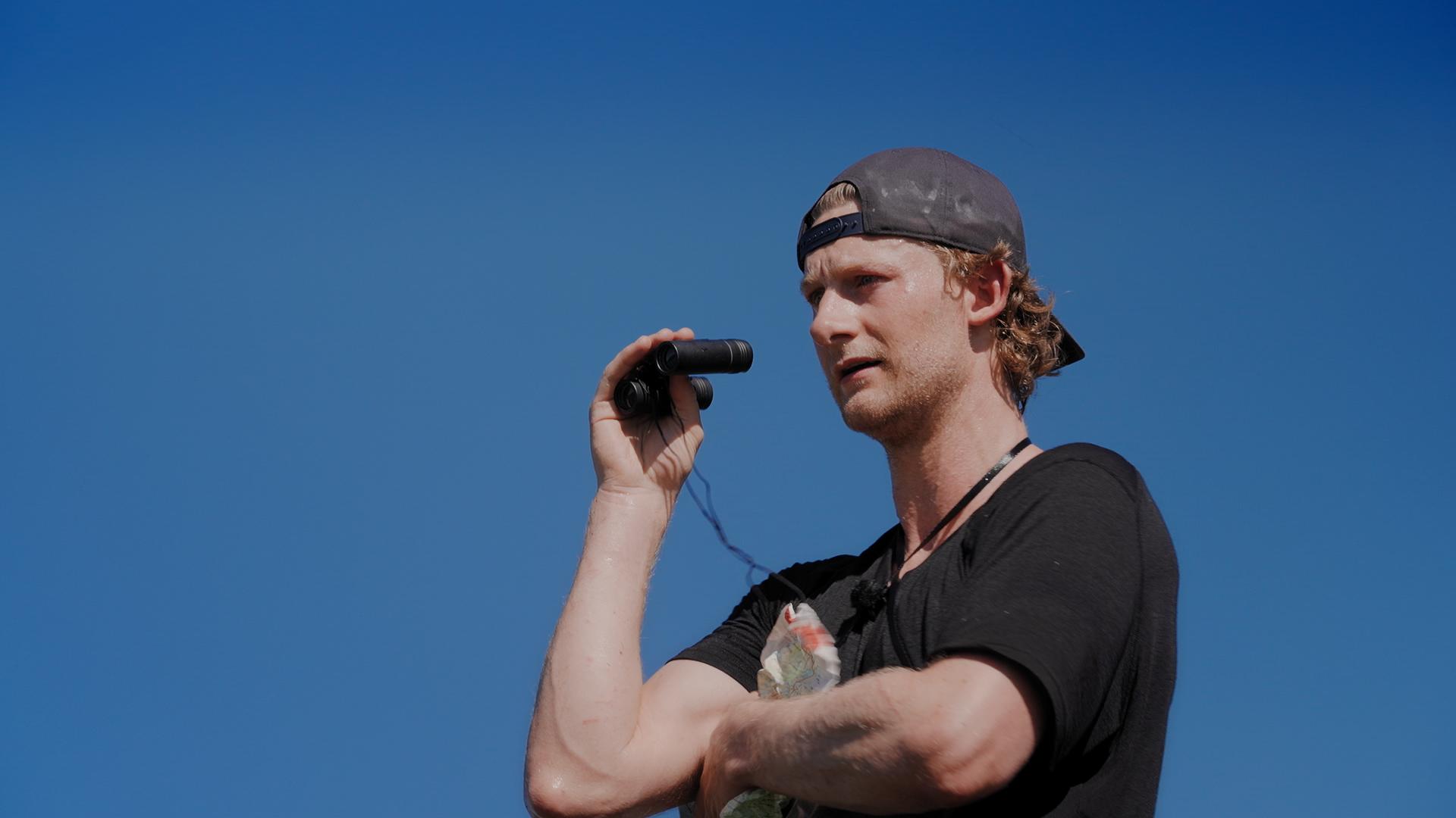 Jørgen Karterud i finaleepisoden av 71 grader nord – Norges tøffeste kjendis.