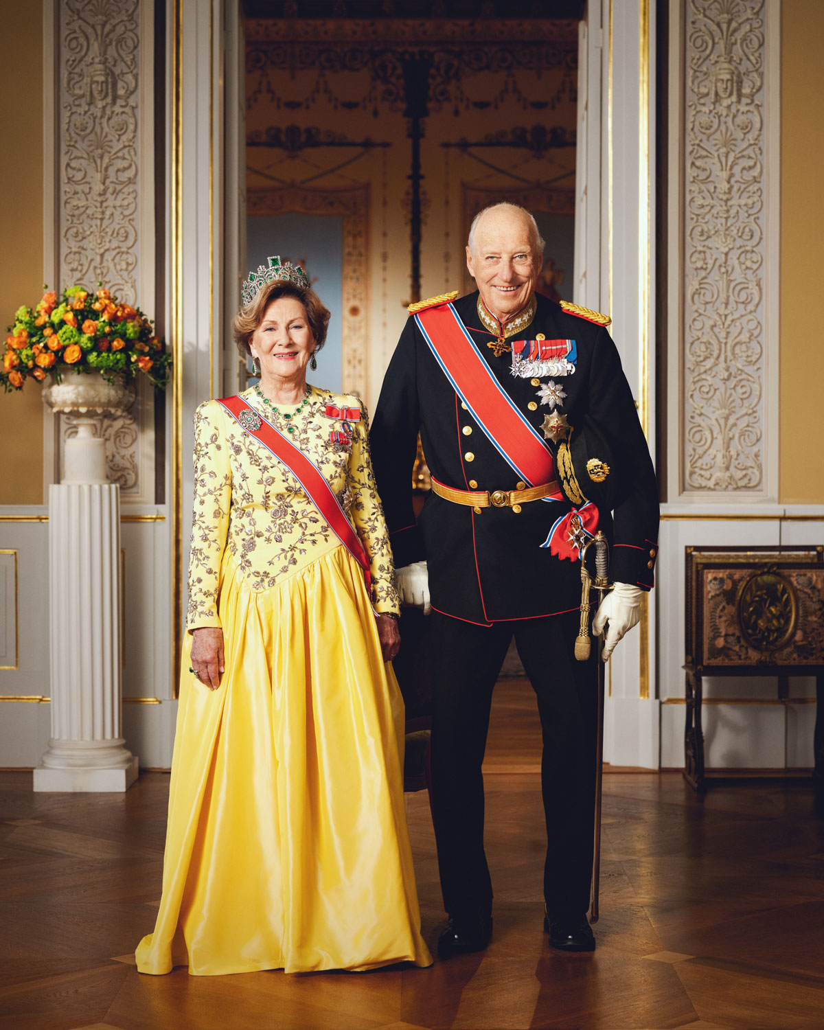 Dronning Sonja og kong Harald. 