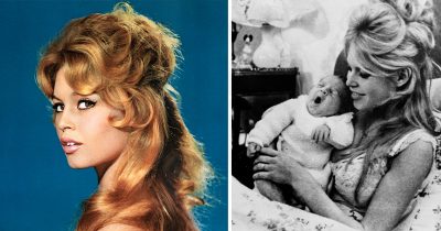 Brigitte Bardot og sønnen Nicolas.