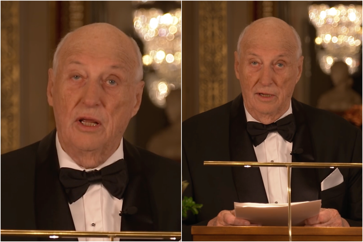 Kong Haralds nyttårstale 2025.