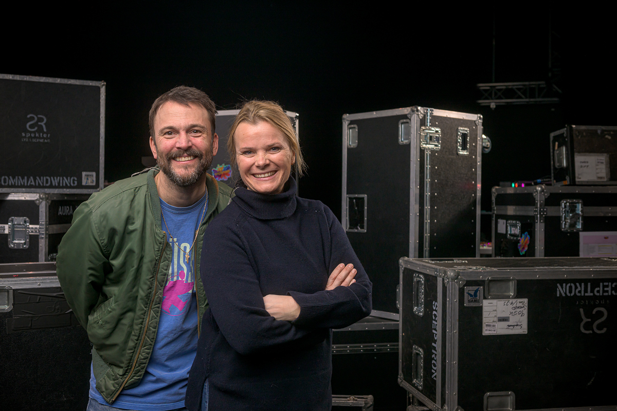 Programlederduoen Kåre Magnus Bergh og Ingrid Gjessing Linhave. 