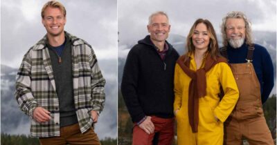 Programleder og eksperter i Fjellhytta.