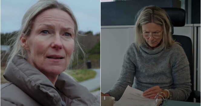 Helene Sandvig i Barbeint i snøen