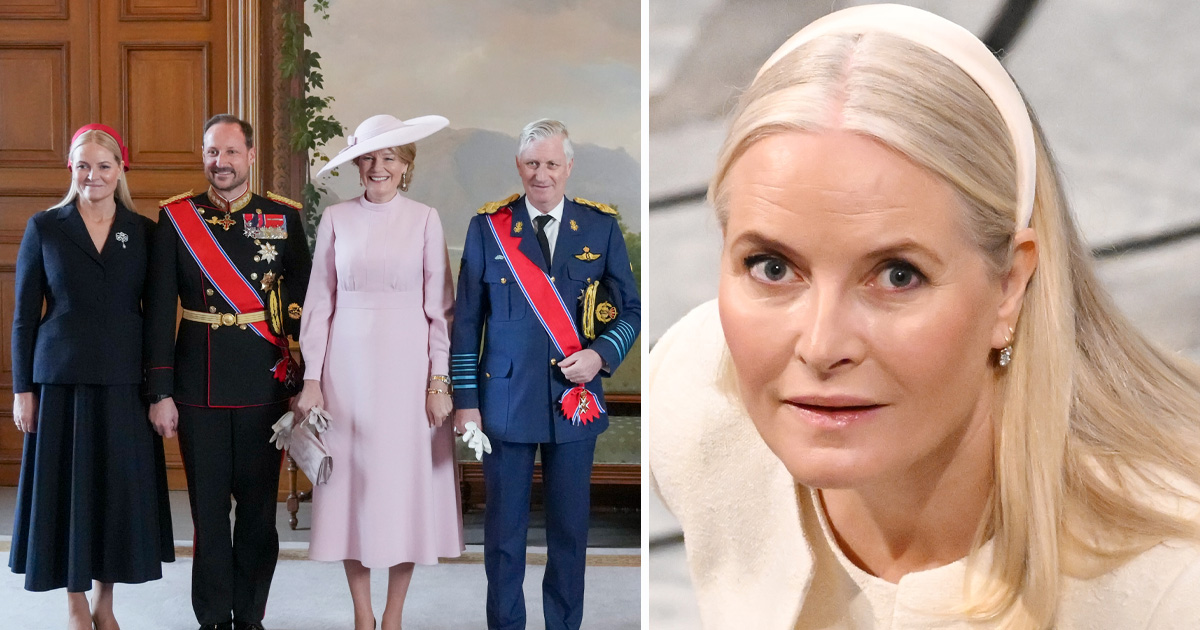 Kronprinsesse Mette-Marit vekker oppsikt i Belgia
