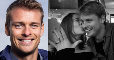 Simon Nitsche og Andrea Løvland har forlovet seg.