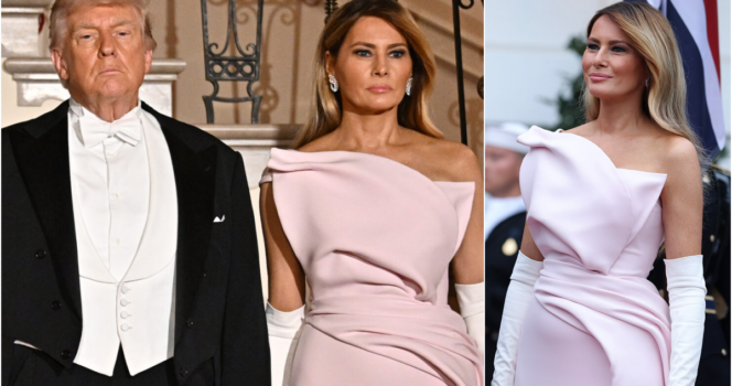 Donald og Melania Trump.