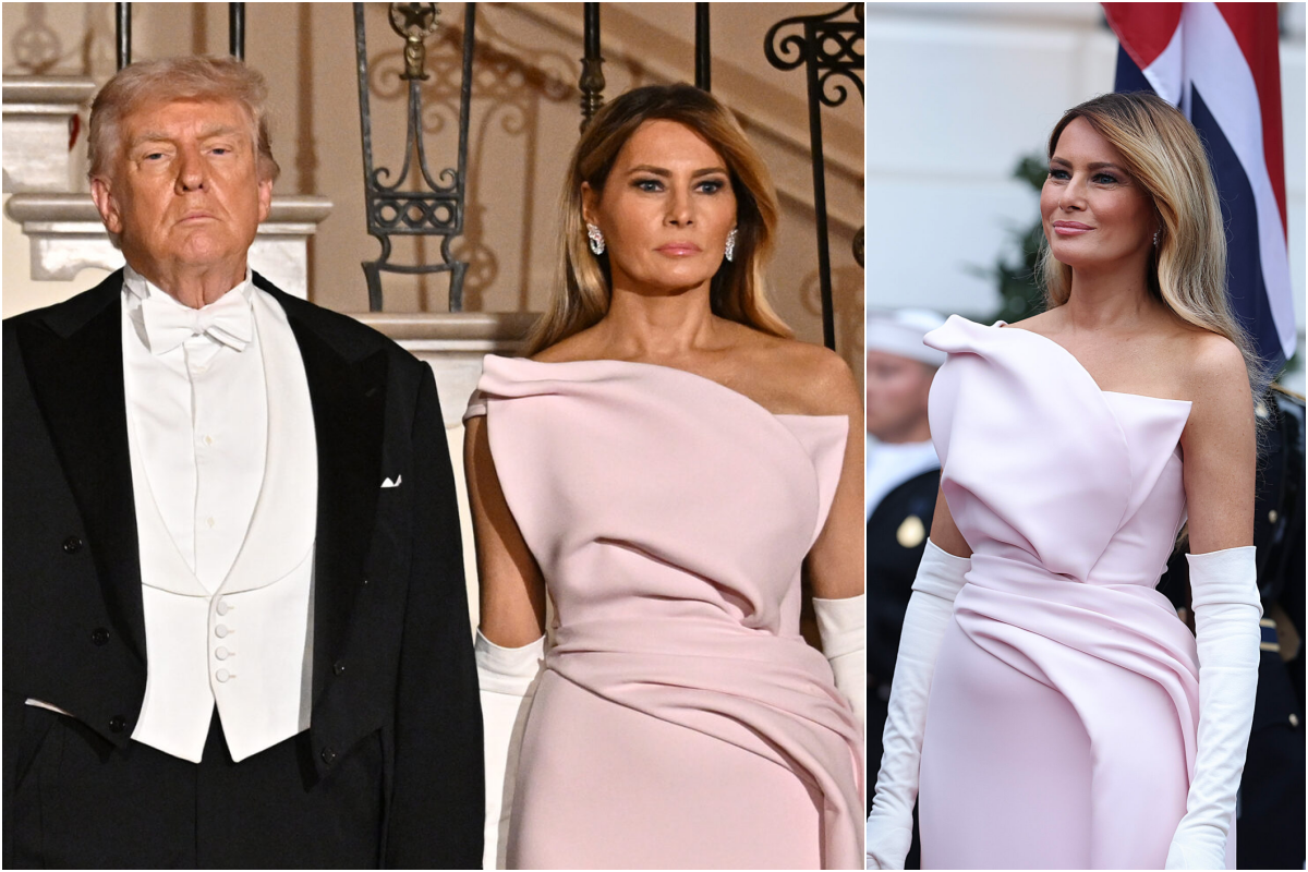 Donald og Melania Trump.