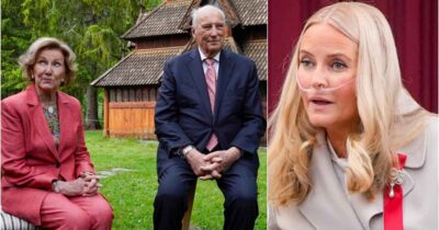 Dronning Sonja og Kong Harald uttaler seg om Kronprinsesse Mette-Marits sykdom.