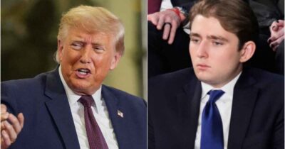 Donald Trump får kritikk etter pinlig blemme med Barron.