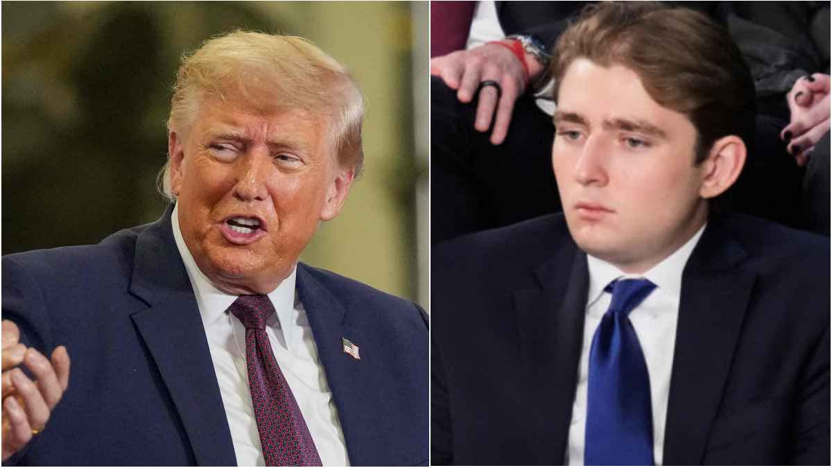 Donald Trump får kritikk etter pinlig blemme med Barron.