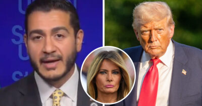 Abdul El-Sayed, Melania og Donald Trump.