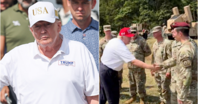 Donald Trump på golfbanen.