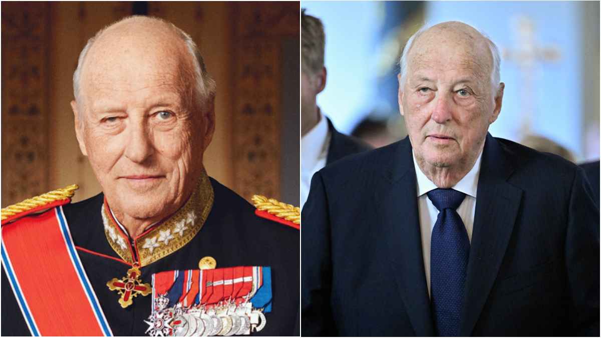 Kong Harald er død.