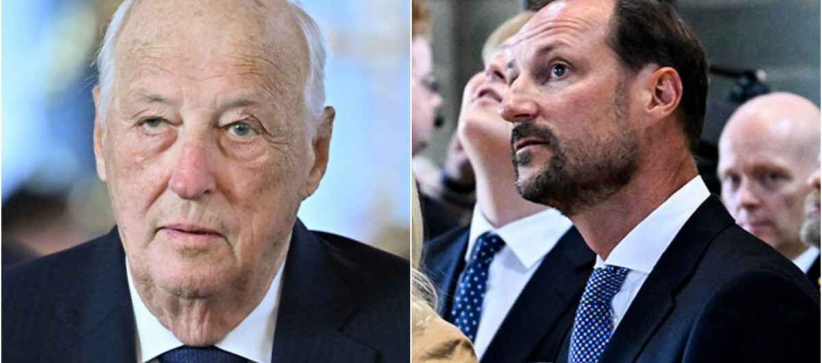 Kong Haakon tar over etter kong Harald.
