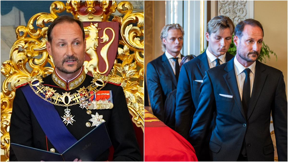 Kong Haakon hylles for sitt Marius-grep.