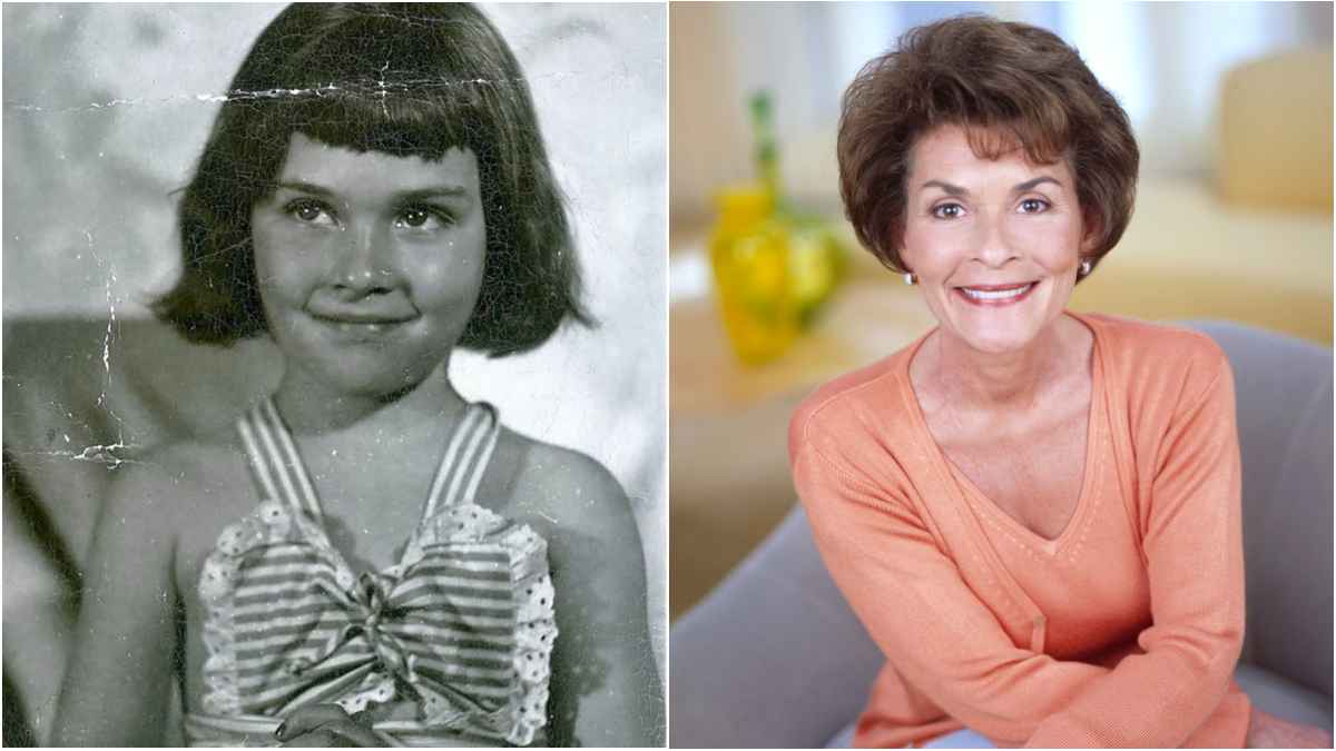 Judge Judy som ung og voksen.