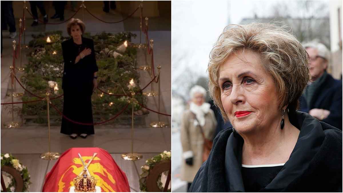 Trude Drevland er i sorg etter kong Haralds død.