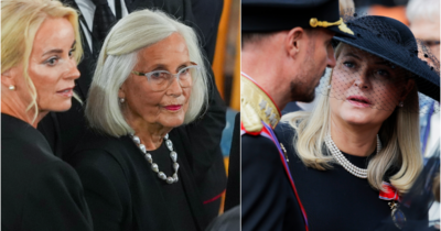 Marit Tjessem var tilstede i begravelsen for å støtte Mette-Marit.