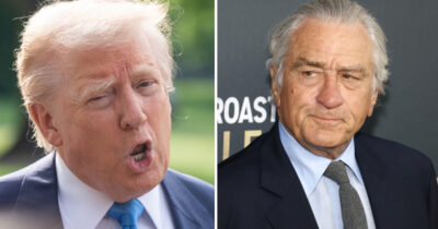 Robert De Niro og Donald Trump
