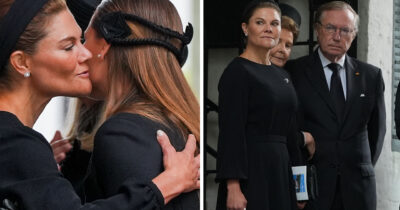 Kronprinsesse Victoria i Astrids begravelse