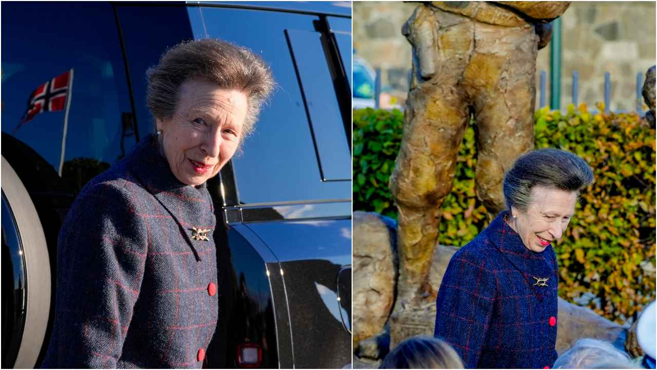 Prinsesse Annes antrekk vekker oppsikt.