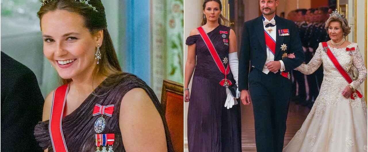 Kronprinsesse Ingrid Alexandra strålte på gallamiddag.