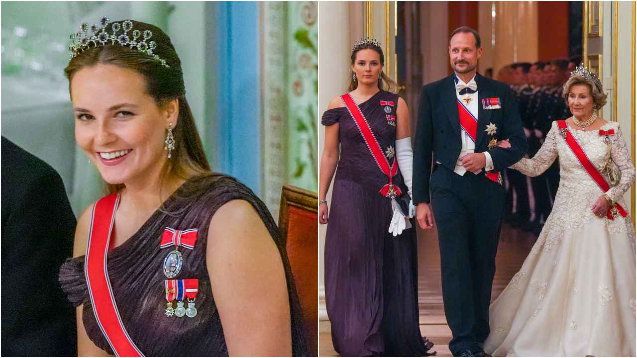 Kronprinsesse Ingrid Alexandra strålte på gallamiddag.