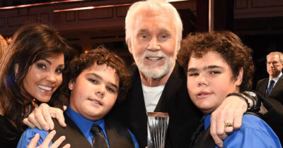 Kenny Rogers med familie.