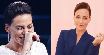 Sarah Grünewald fik grineflip for åben skærm, og det kritiseres hun nu for.