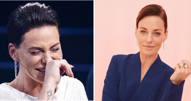 Sarah Grünewald fik grineflip for åben skærm, og det kritiseres hun nu for.