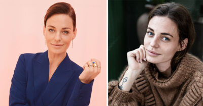 Sarah Grünewald nyder hyggestund.