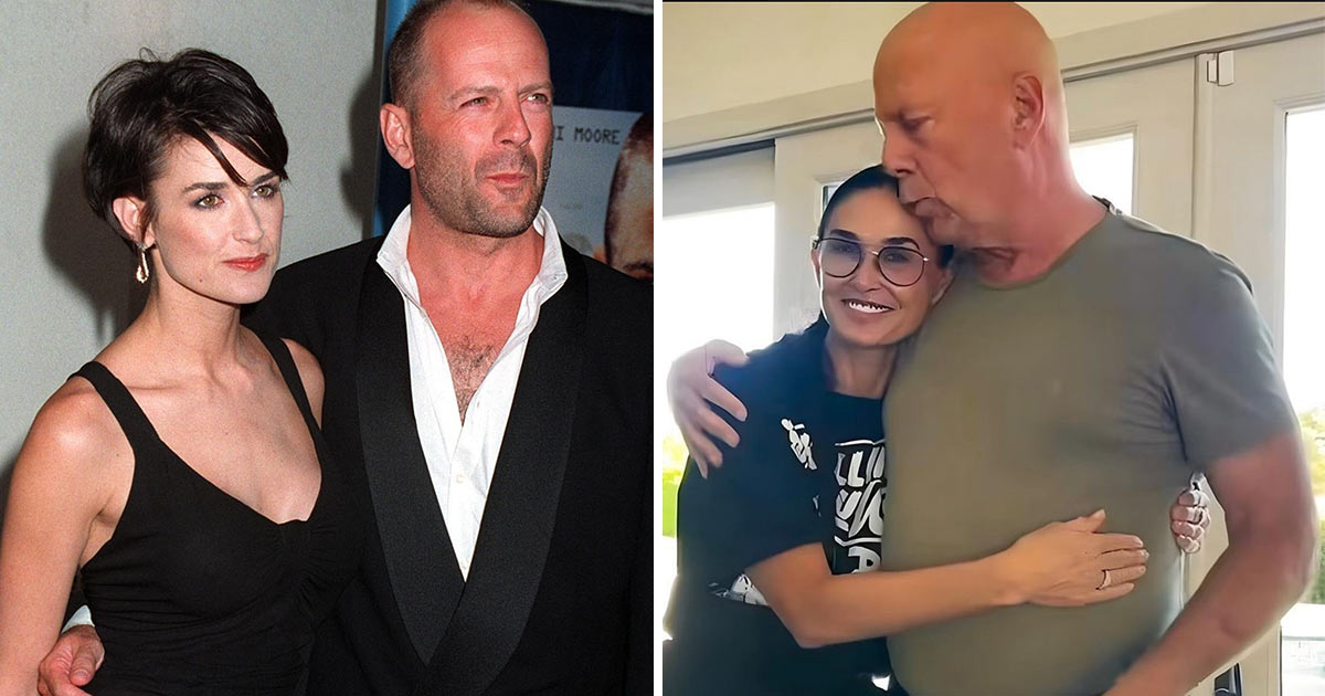 Bruce Willis og Demi Moore