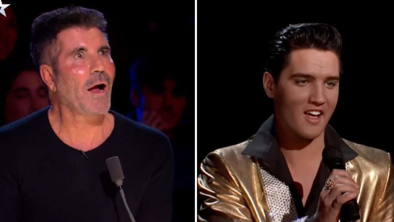 Simon Cowell og Elvis Presley