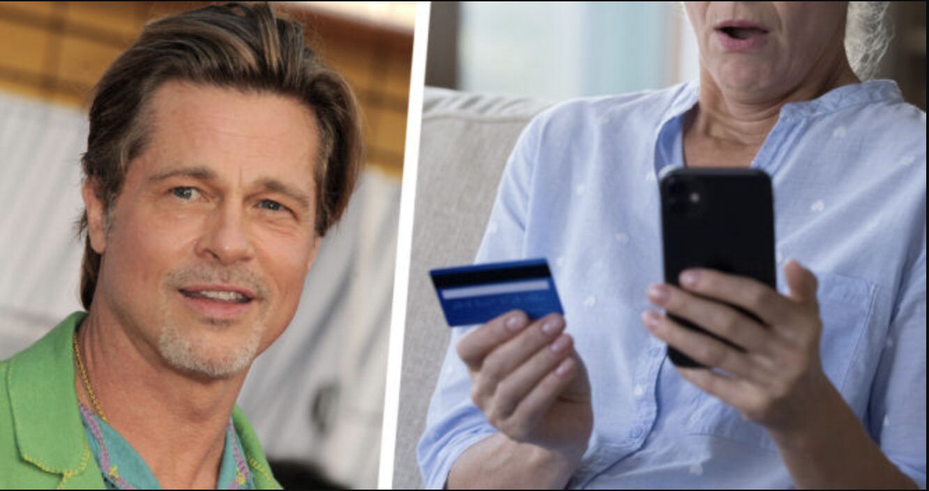 En svindler udgav sig for at være Brad Pitt.