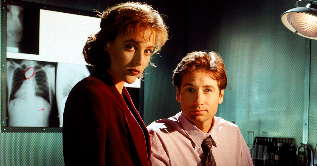 Gillian Anderson og David Duchovny var sammen på scenen til SAG Awards.