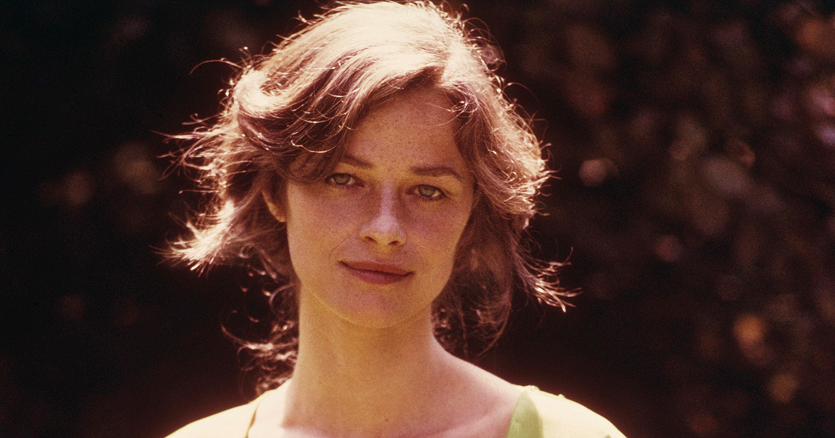 En ung Charlotte Rampling