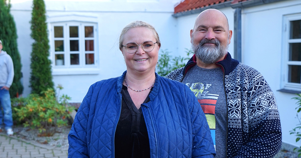 Mette og Gert fra 'I hus til halsen' lykkedes med at sælge deres hus nær Randers.