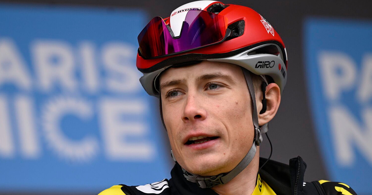 Cykelrytter Jonas Vingegaard er færdig i Paris-Nice efter styrt.