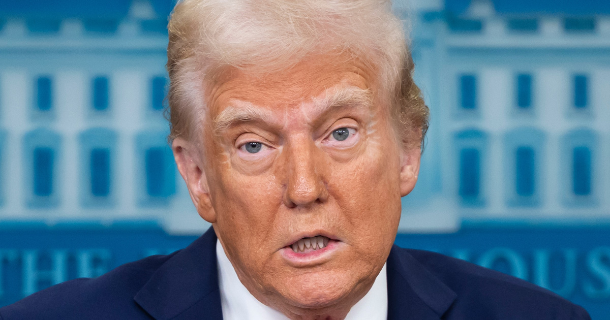På billedet ses USA's præsident, Donald Trump.