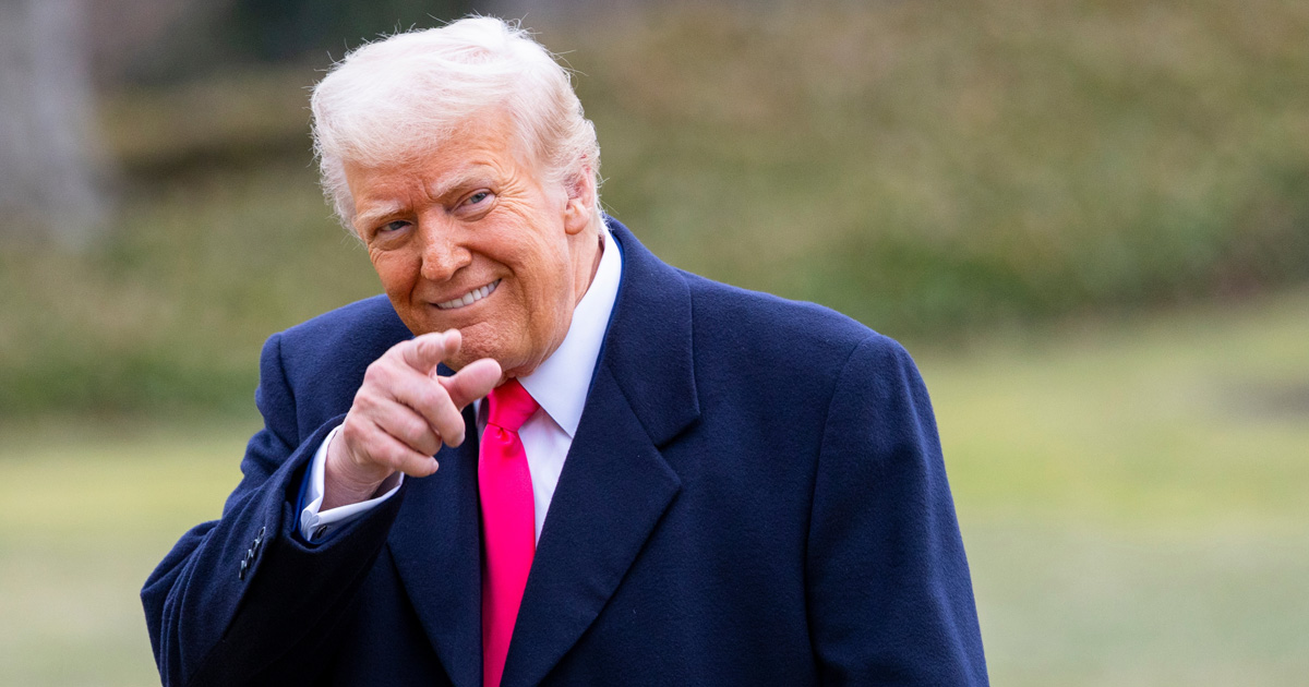 På billedet ses USA's præsident Donald Trump