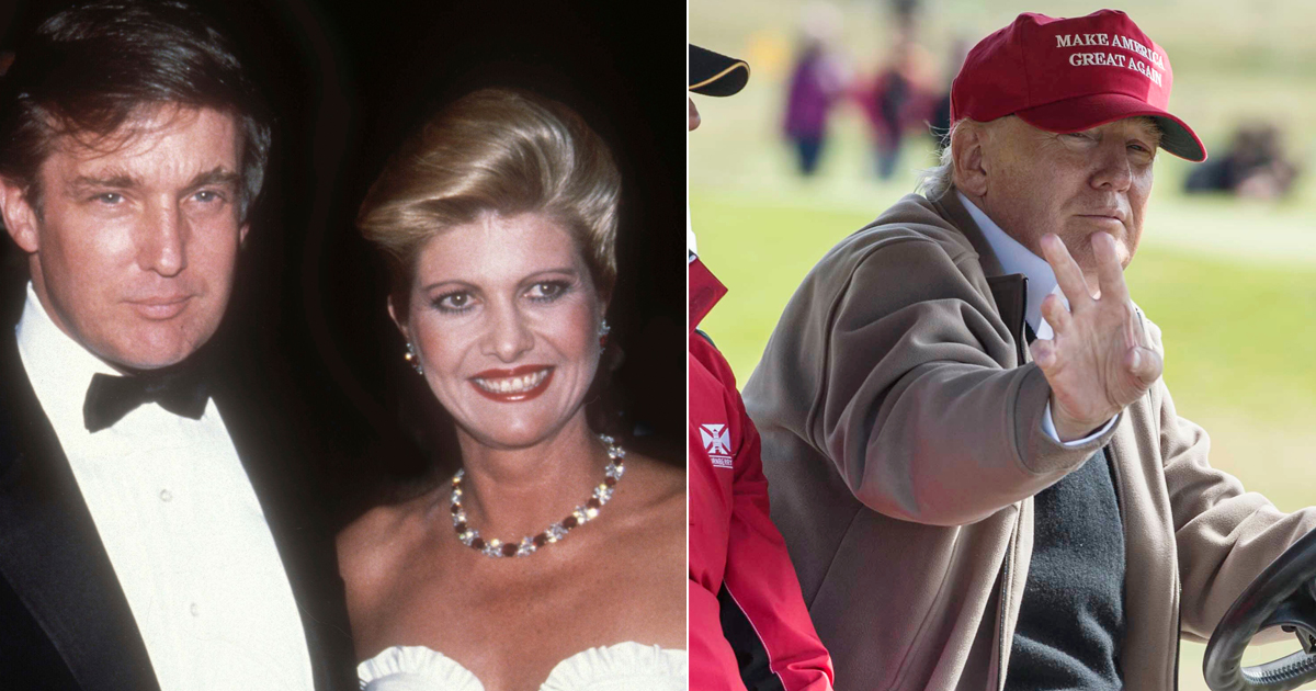 Donald Trump sørgede for, at ekskonen blev begravet på hans golfbane.