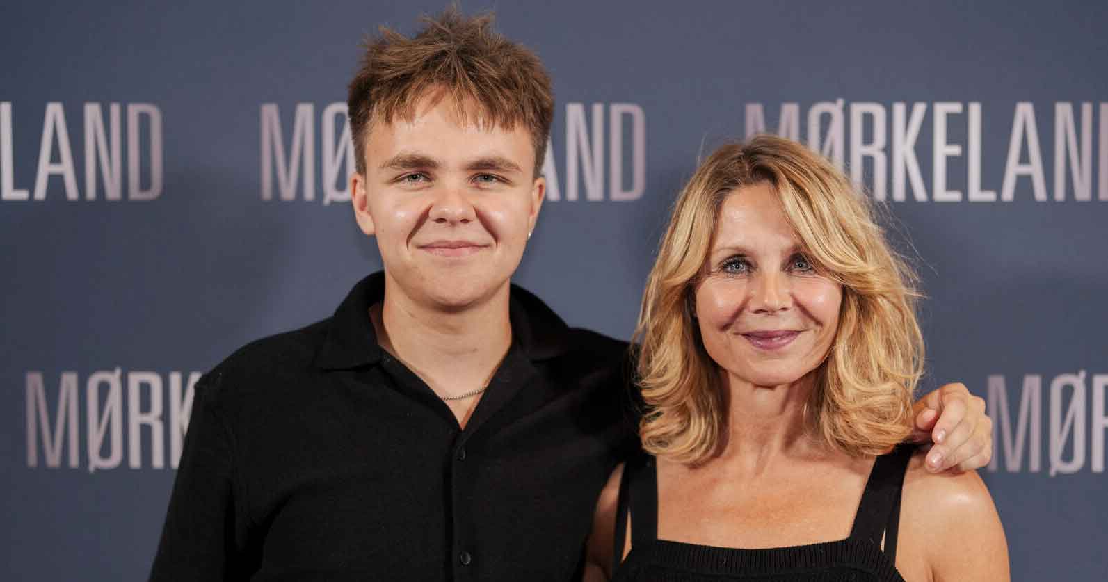 Anne Louise Hassing sammen med sønnen Mingus.