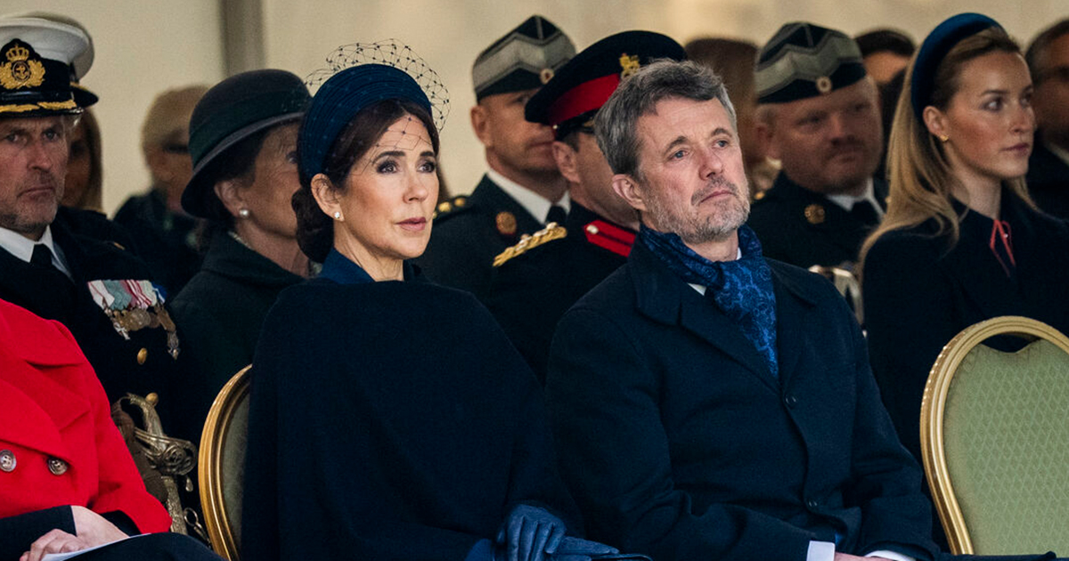 Kong Frederik og dronning Mary var bevægede under mindeceremonien i anledningen af 80-året for Danmarks befrielse.