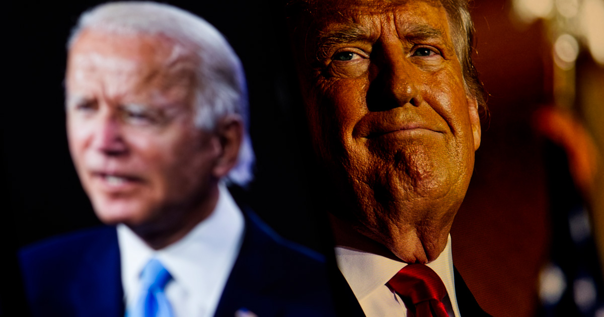 Joe Biden og Donald Trump