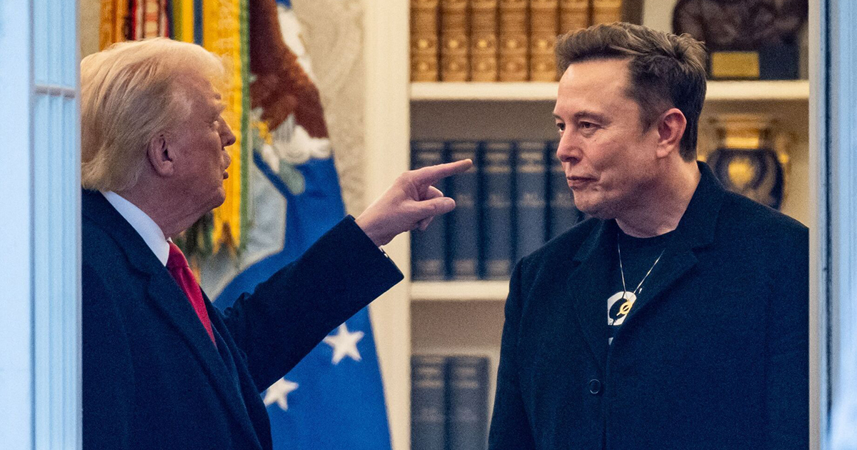Donald Trump og Elon Musk